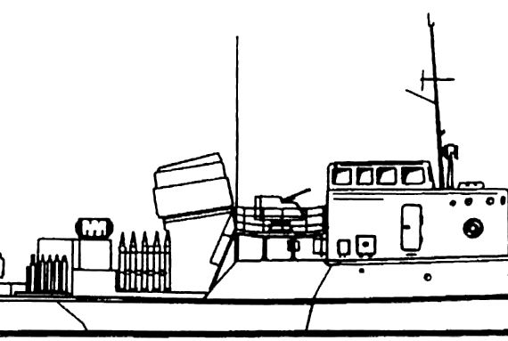 Корабль NMS T-301 [Patrol Boat] - чертежи, габариты, рисунки